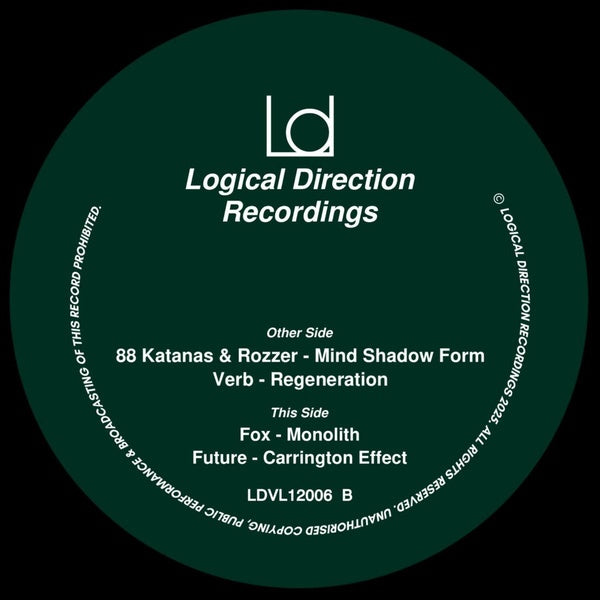 Mind Shadow Form/Regeneration/Monolith/Carrington Effect - Front Cover