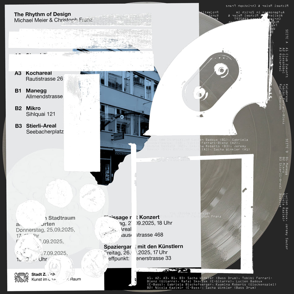 The Rhythm of Design/Clear Coloured Vinyl - Front Cover