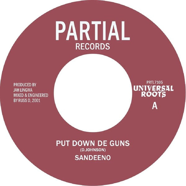 Put Down De Guns - Front Cover