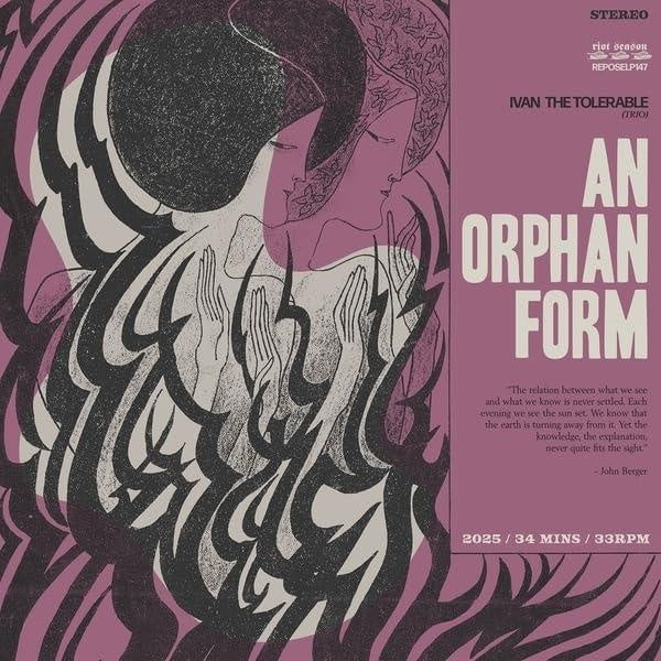 An Orphan Form/Crystal Clear Vinyl with Purple Blob and Black Splatter - Front Cover