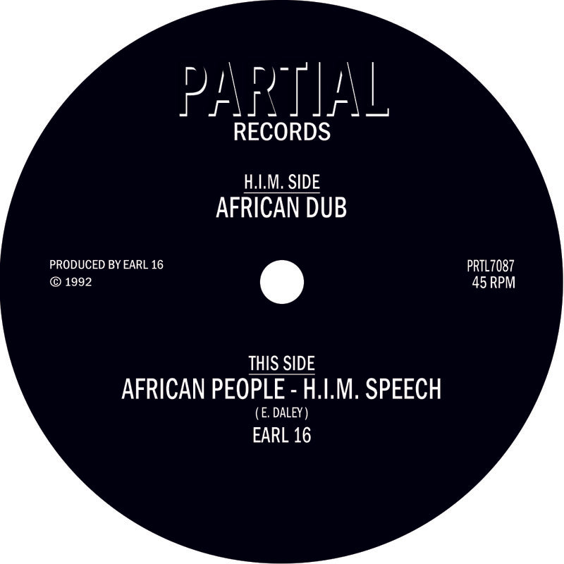 African People/HIM Speech - Front Cover