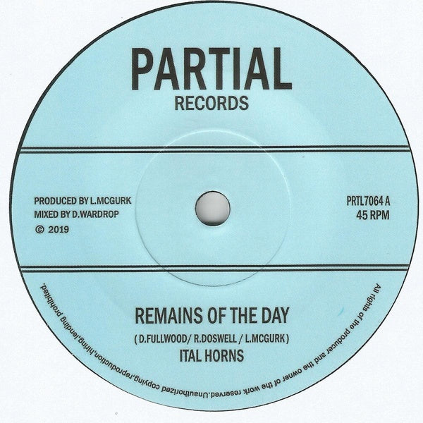 Remains Of The Day - Front Cover