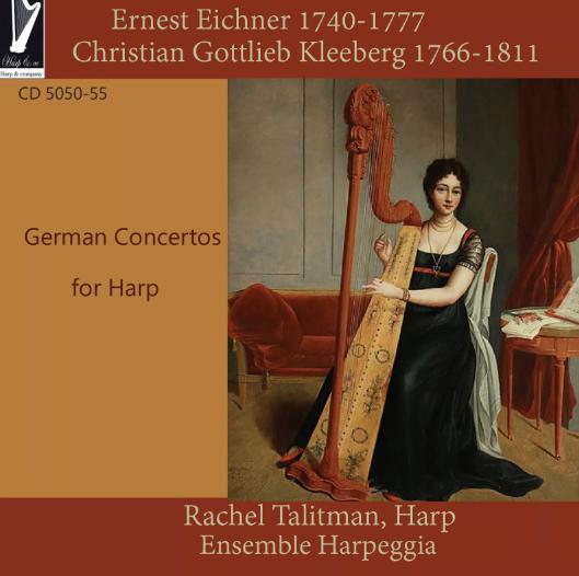 German Concertos For Harp - Front Cover