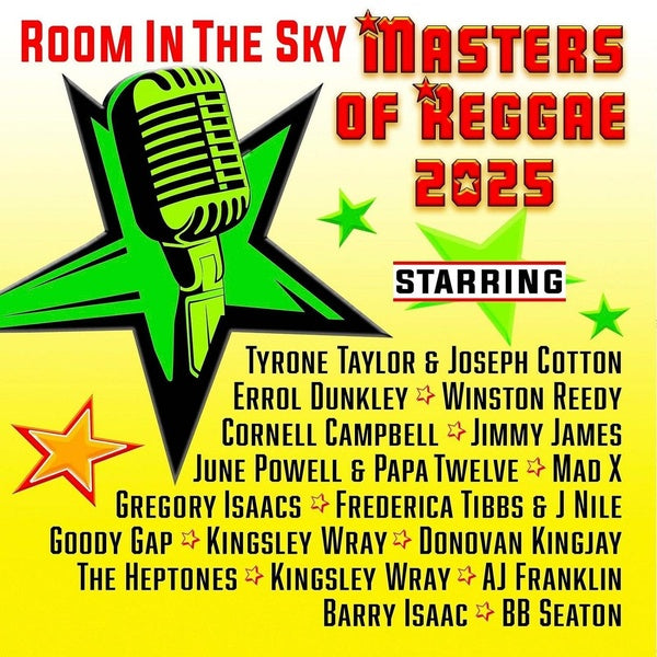 MASTERS OF REGGAE 2025 - Front Cover