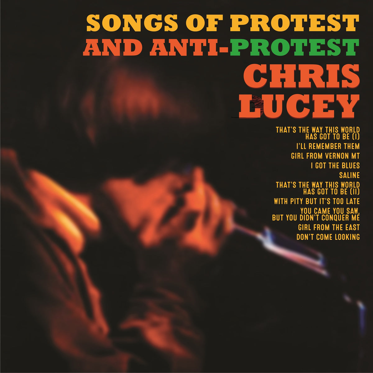 SONGS OF PROTEST AND ANTI PROTEST - Front Cover