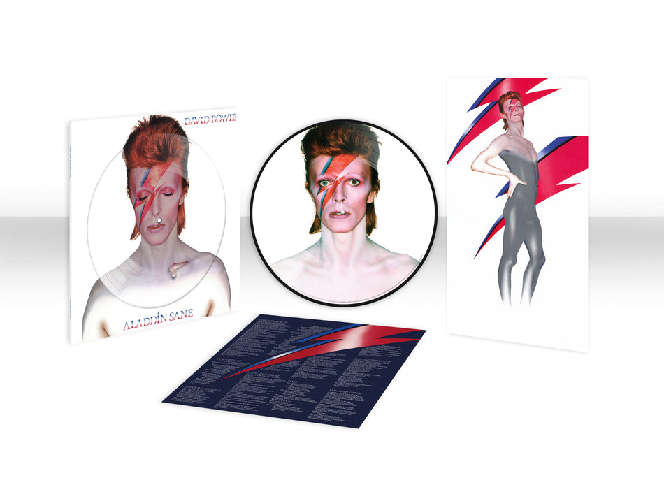 ALADDIN SANE 50TH ANNIVERSARY PICTURE DISC - Front Cover