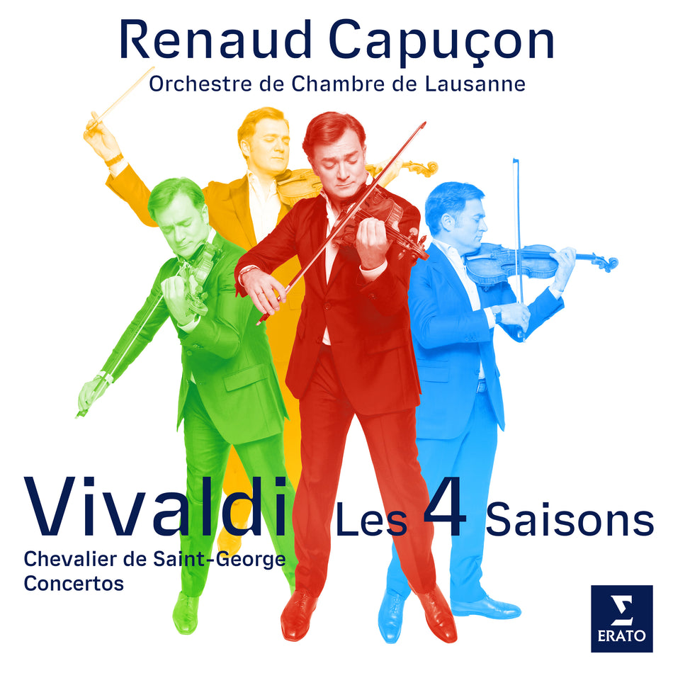 VIVALDI: LES 4 SAISONS / CHEVALIER DE SAINT-GEORGE: CONCERTOS POUR VIOLON - Front Cover