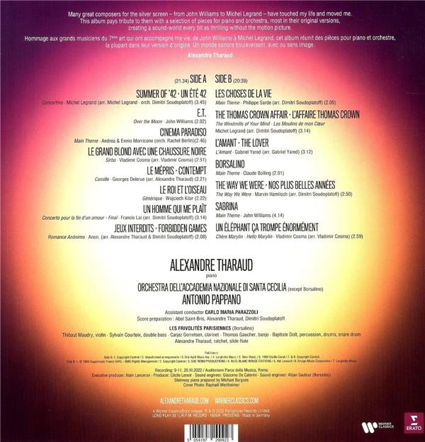 CINEMA (VINYLE 2 AVEC ORCHESTRE) - Front Cover