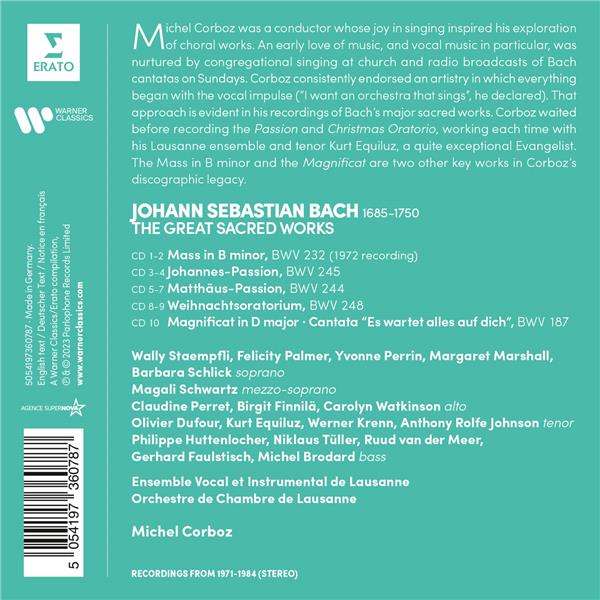 Bach : The Great Sacred Works : Mass in b Minor, Johannes-passion - Front Cover