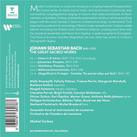 Bach : The Great Sacred Works : Mass in b Minor, Johannes-passion - Front Cover