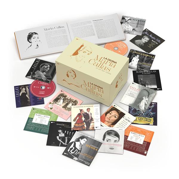 La Divina : Maria Callas in All Her Roles (Coffret Limité Deluxe 131CD+3BLU-RAY+1DVD-ROM) - Front Cover