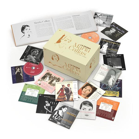 La Divina : Maria Callas in All Her Roles (Coffret Limité Deluxe 131CD+3BLU-RAY+1DVD-ROM) - Front Cover