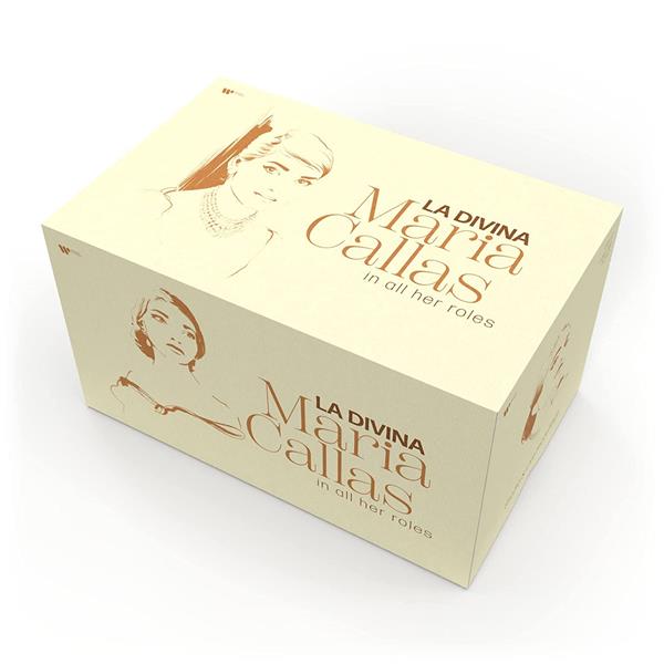 La Divina : Maria Callas in All Her Roles (Coffret Limité Deluxe 131CD+3BLU-RAY+1DVD-ROM) - Front Cover