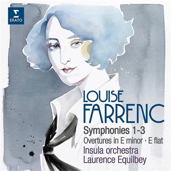 Louise Farrenc : Symphonies 1-3, Overtures in E minor - E flat - Front Cover