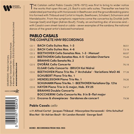 The Complete HMV Recordings (1926-1955) - Front Cover