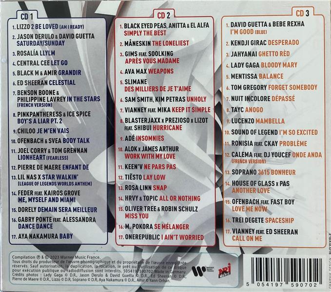 NRJ Hit List 2023 - Front Cover