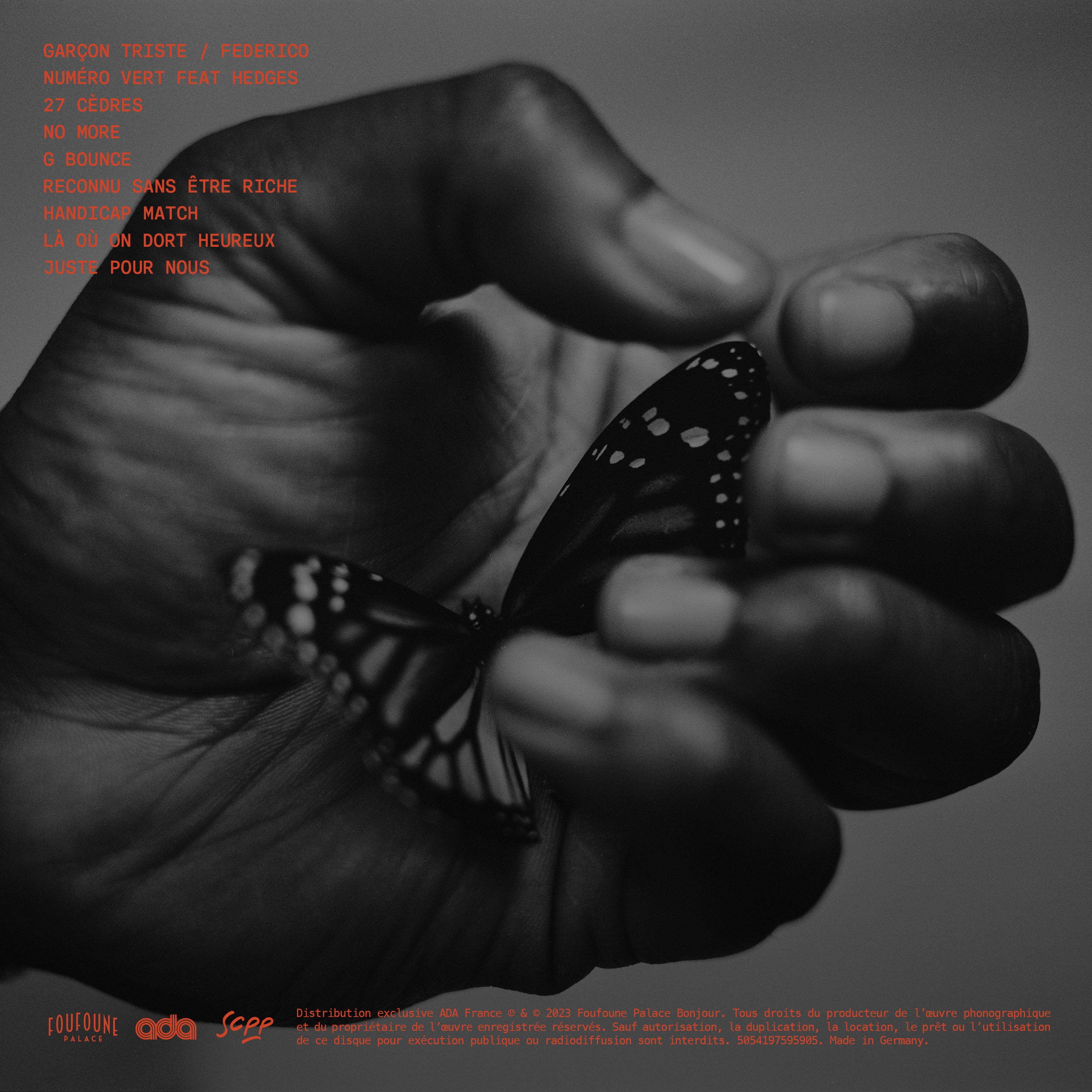 PAPILLON MONARQUE - Back Cover
