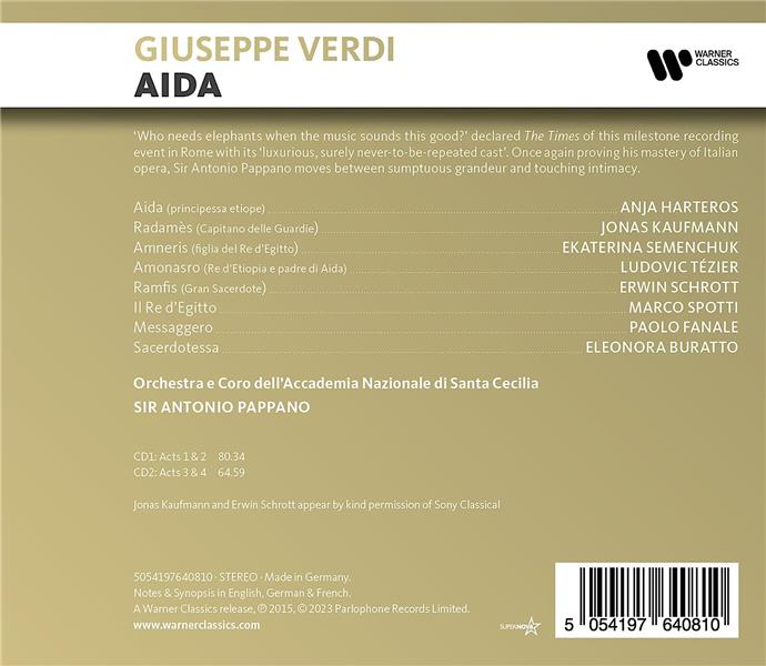Verdi: Aïda - Front Cover