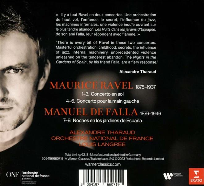 Ravel: Piano Concertos - Front Cover