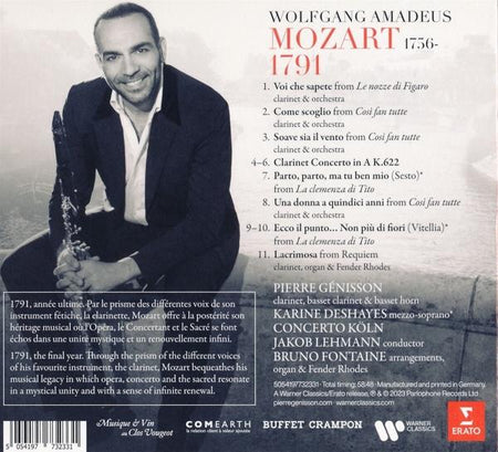 Mozart 1791 - Front Cover