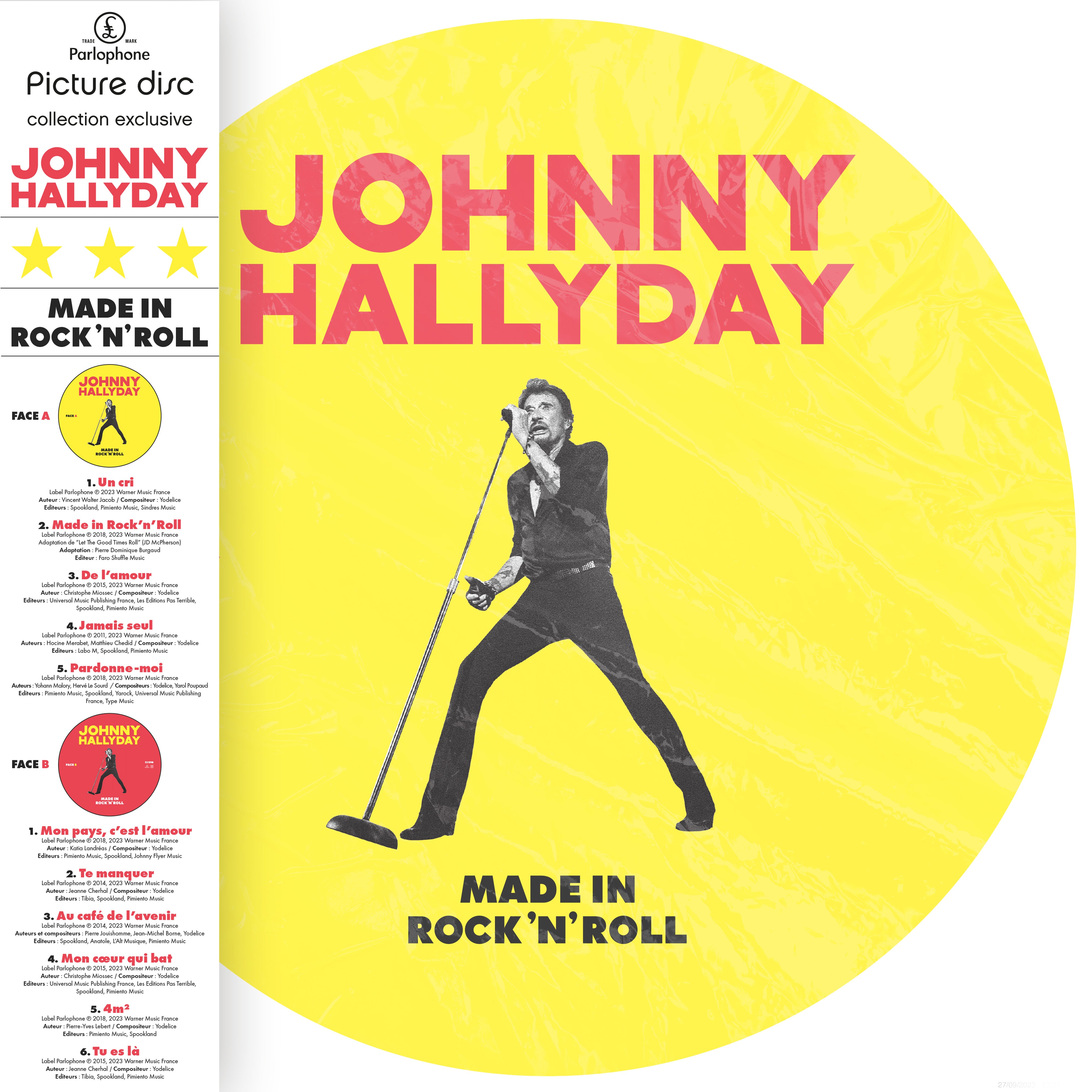 MADE IN ROCK'N'ROLL (PICTURE DISC) - Front Cover