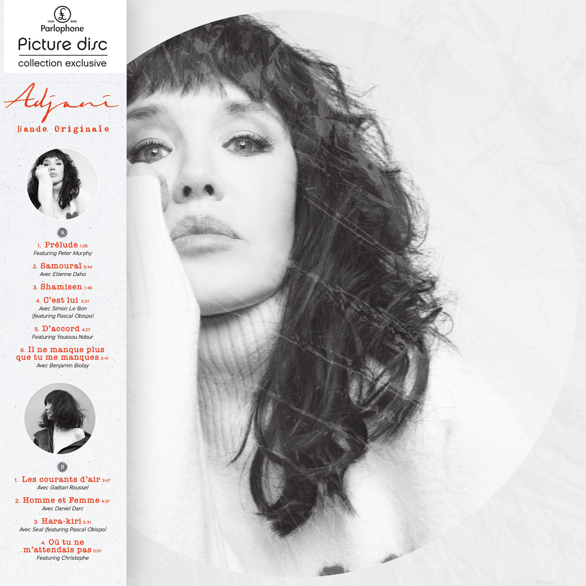 ADJANI, BANDE ORIGINALE (PICTURE DISC) - Front Cover