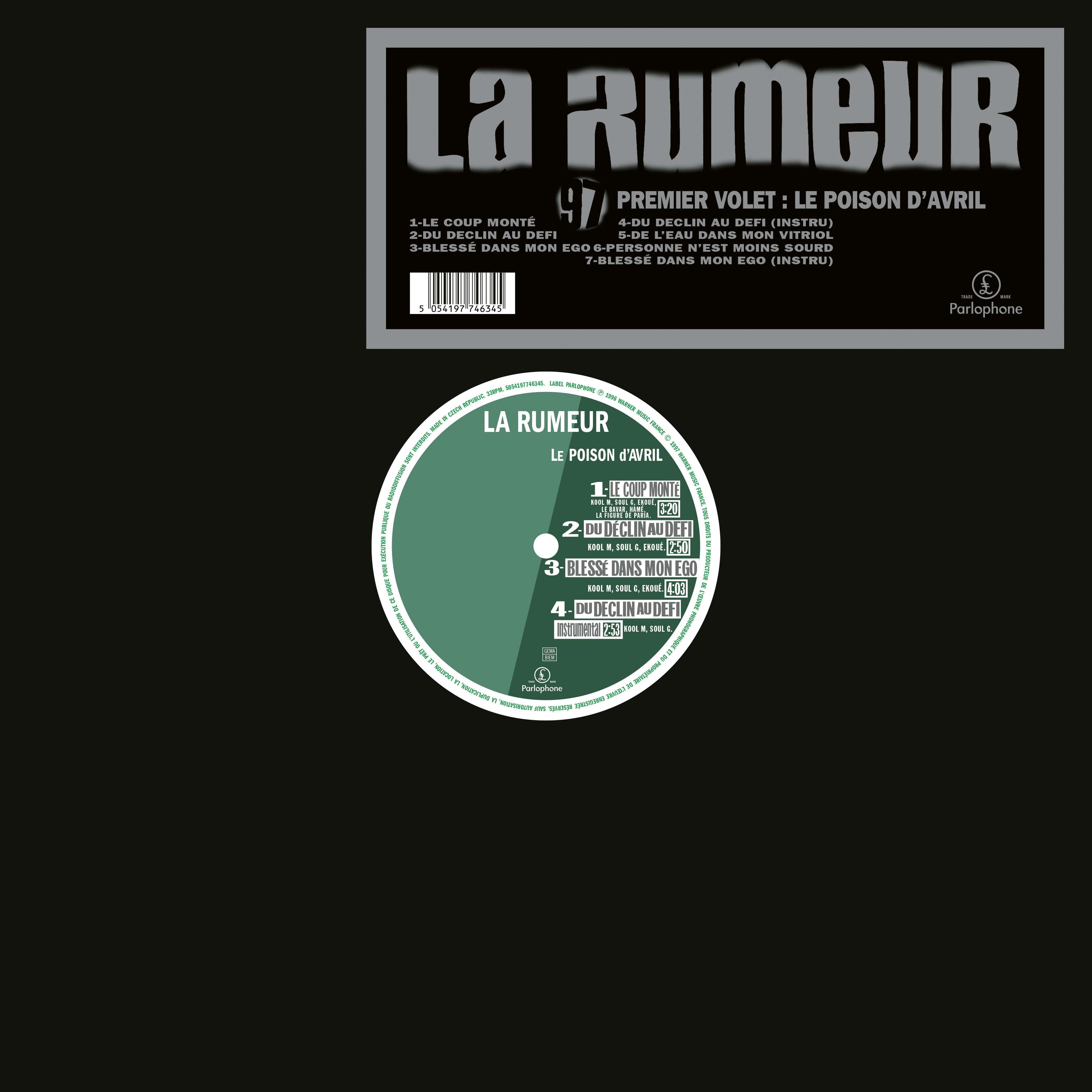 LE POISON D'AVRIL - Front Cover