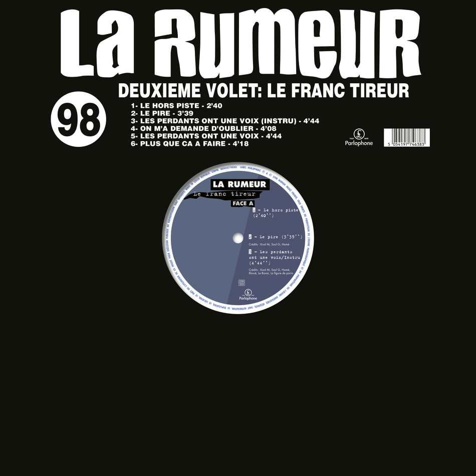 LE FRANC TIREUR - Back Cover