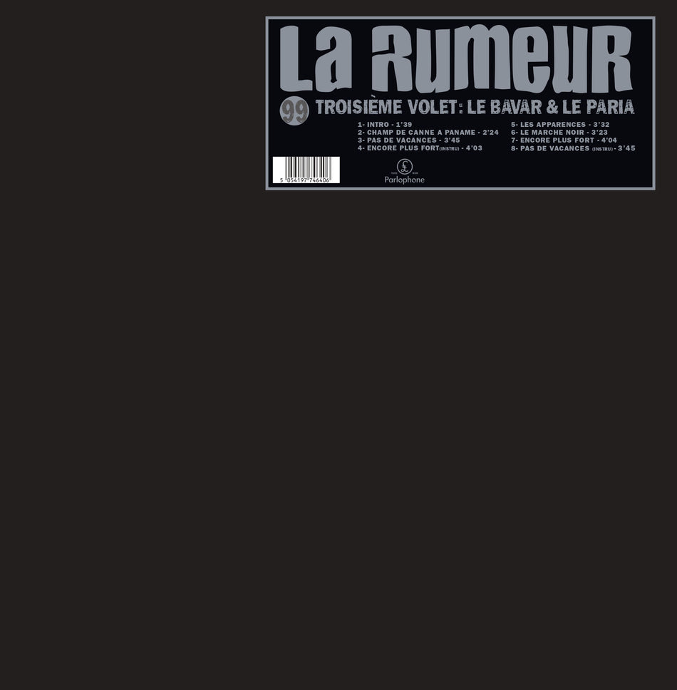 LE BAVAR ET LA PARIA - Front Cover