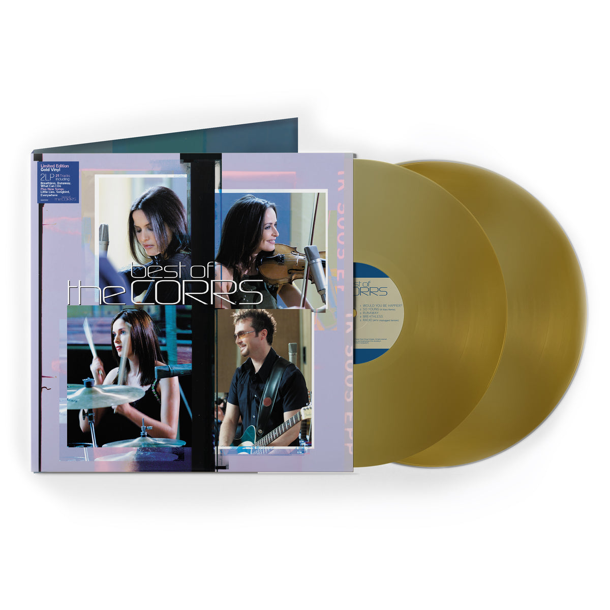 BEST OF THE CORRS (DOUBLE VINYLE GOLD) - Front Cover