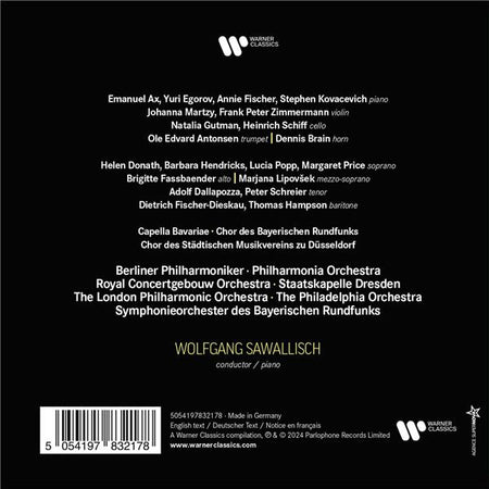 Complete Symphonic, Lieder & Choral Recordings 65cd - The Warner Classics Ed. - Front Cover