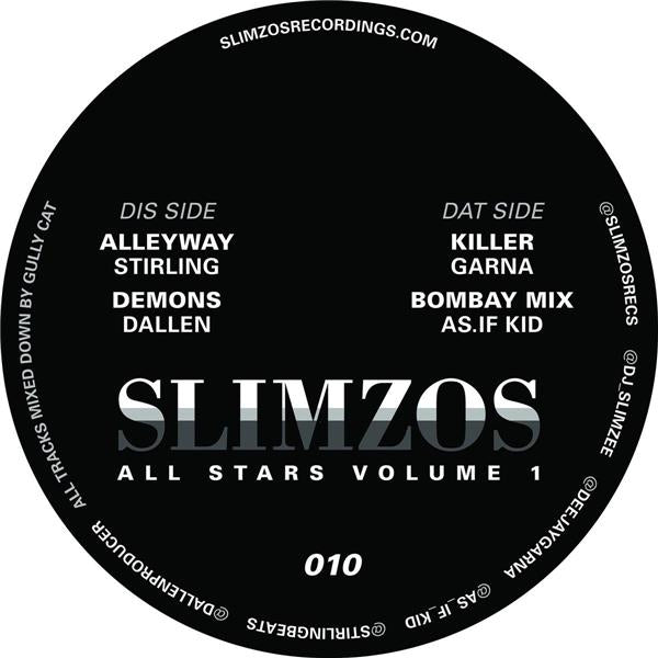 Slimzos Allstars Volume 1 - Front Cover