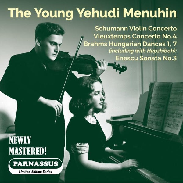 The Young Yehudi Menuhin - Front Cover