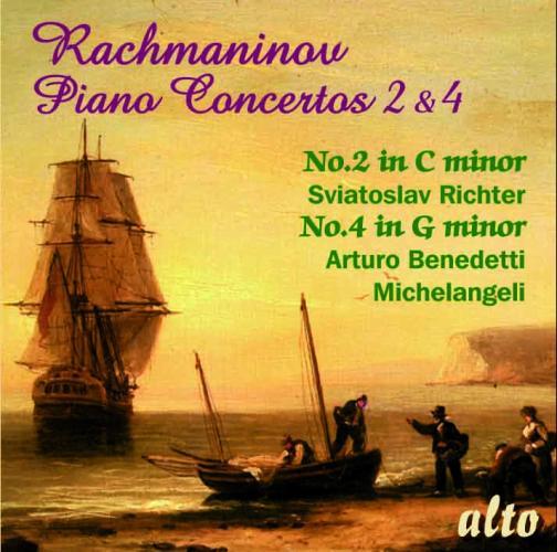 Rachmaninov : Concertos pour piano numéro 2 et 4 - Front Cover
