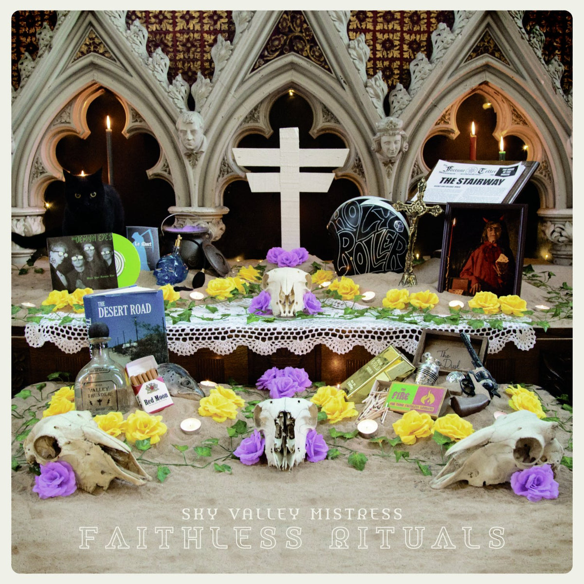 Faithless Rituals/Cream and Green Splatter Vinyl - Front Cover