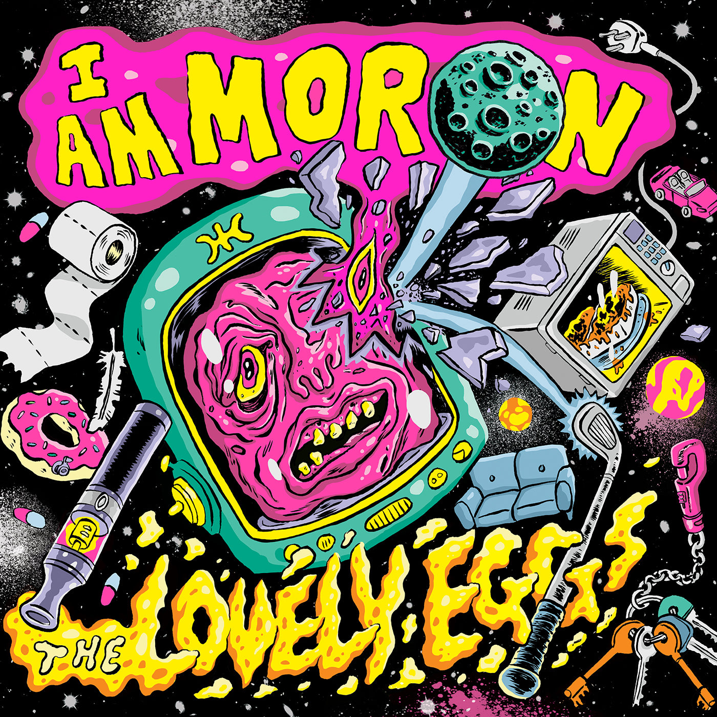 I Am Moron/Neon Yellow Vinyl - Front Cover
