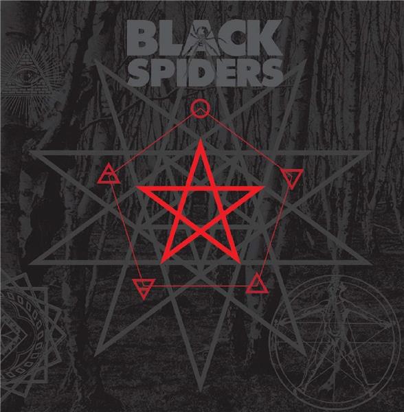 Black Spiders/Silver Vinyl - Front Cover