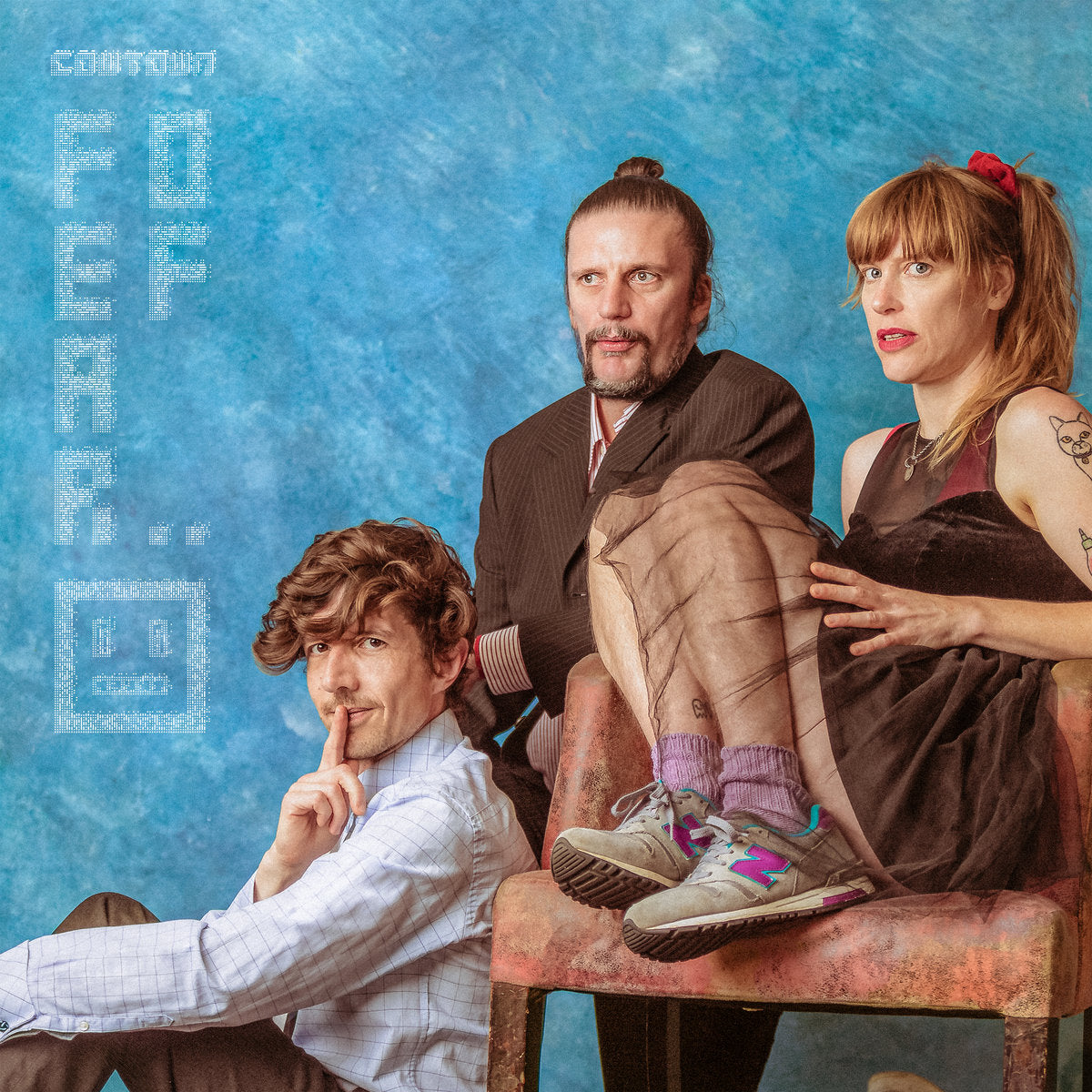 Fear Of…/Teal & White Marble Vinyl + A3 Poster and a Postcard - Front Cover