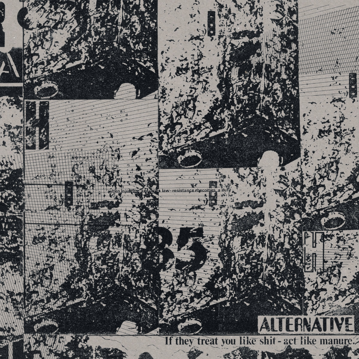 If They Treat You Like Shit Act Like Manure - Front Cover