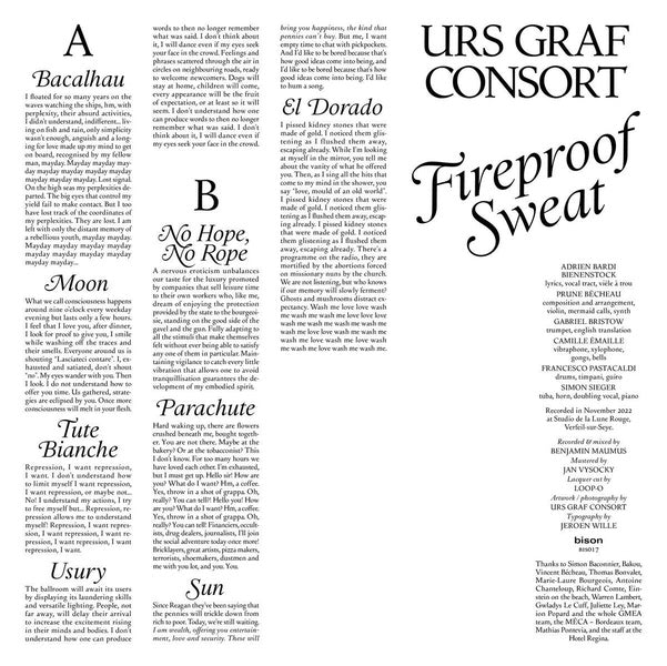 Fireproof Sweat - Front Cover