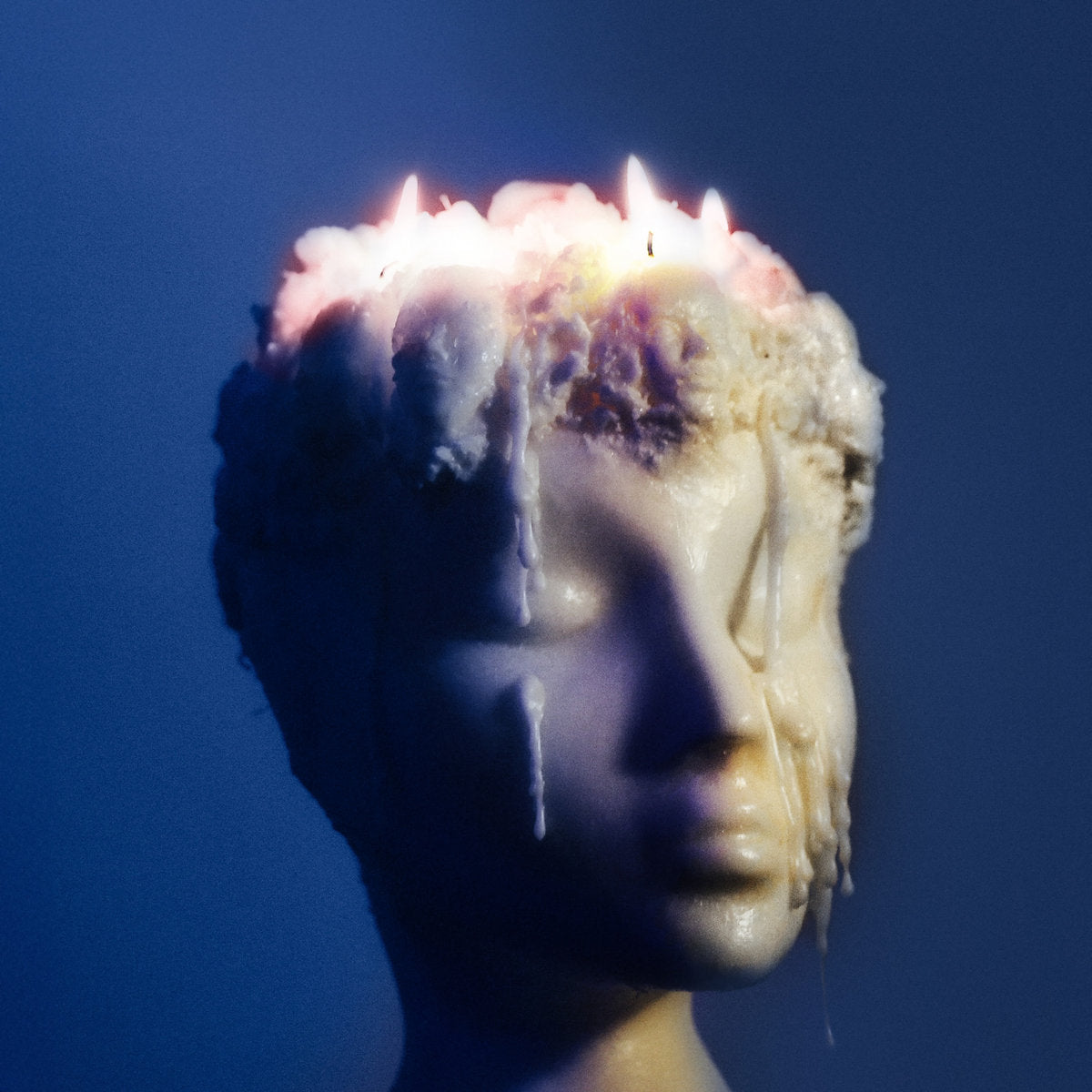 Melting Sometimes Bleeding/Limited White Marble Vinyl - Front Cover