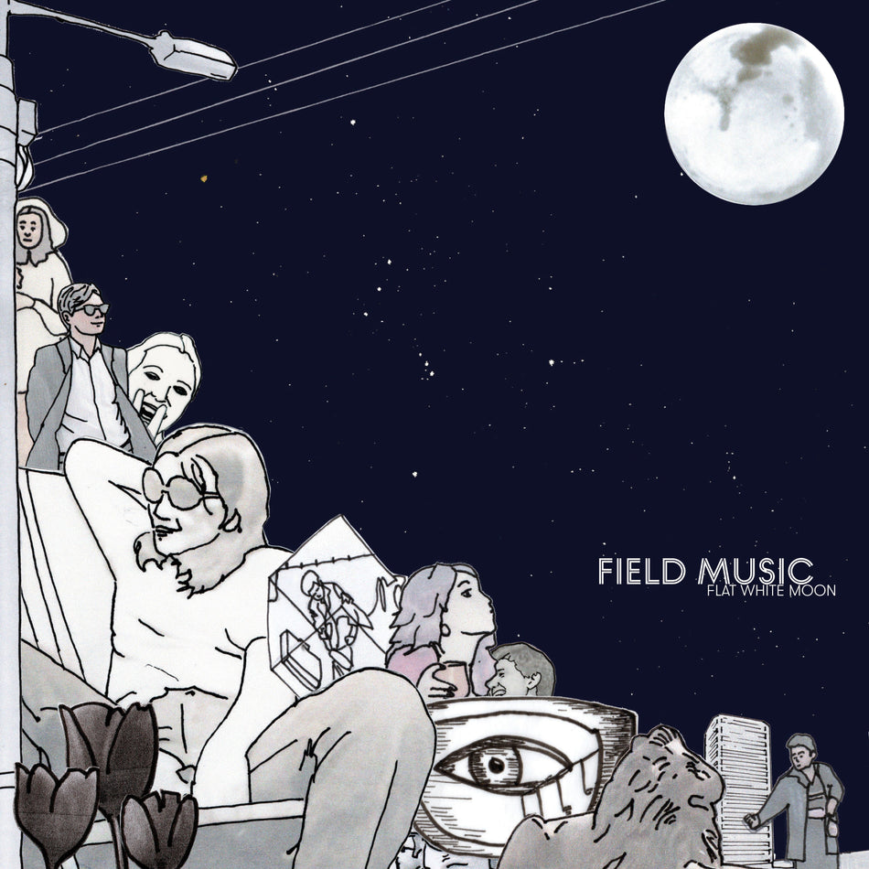 FLAT WHITE MOON - Front Cover