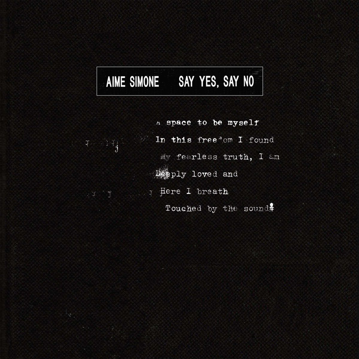 Say Yes, Say No - Front Cover