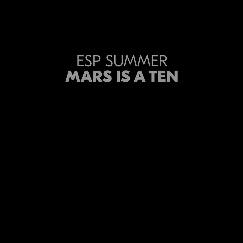 Mars Is A Ten - Front Cover