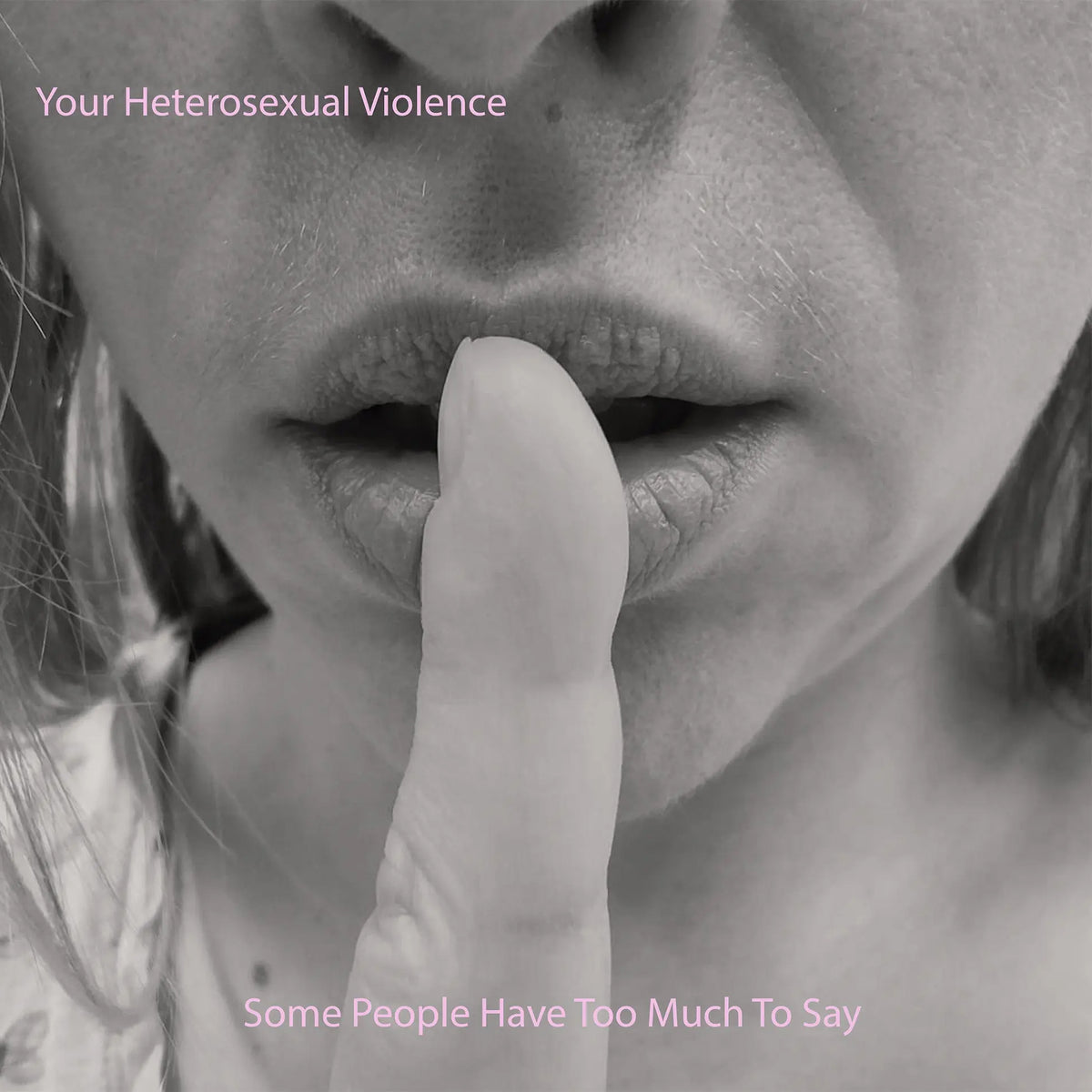 Some People Have Too Much To Say/Black Vinyl - Front Cover