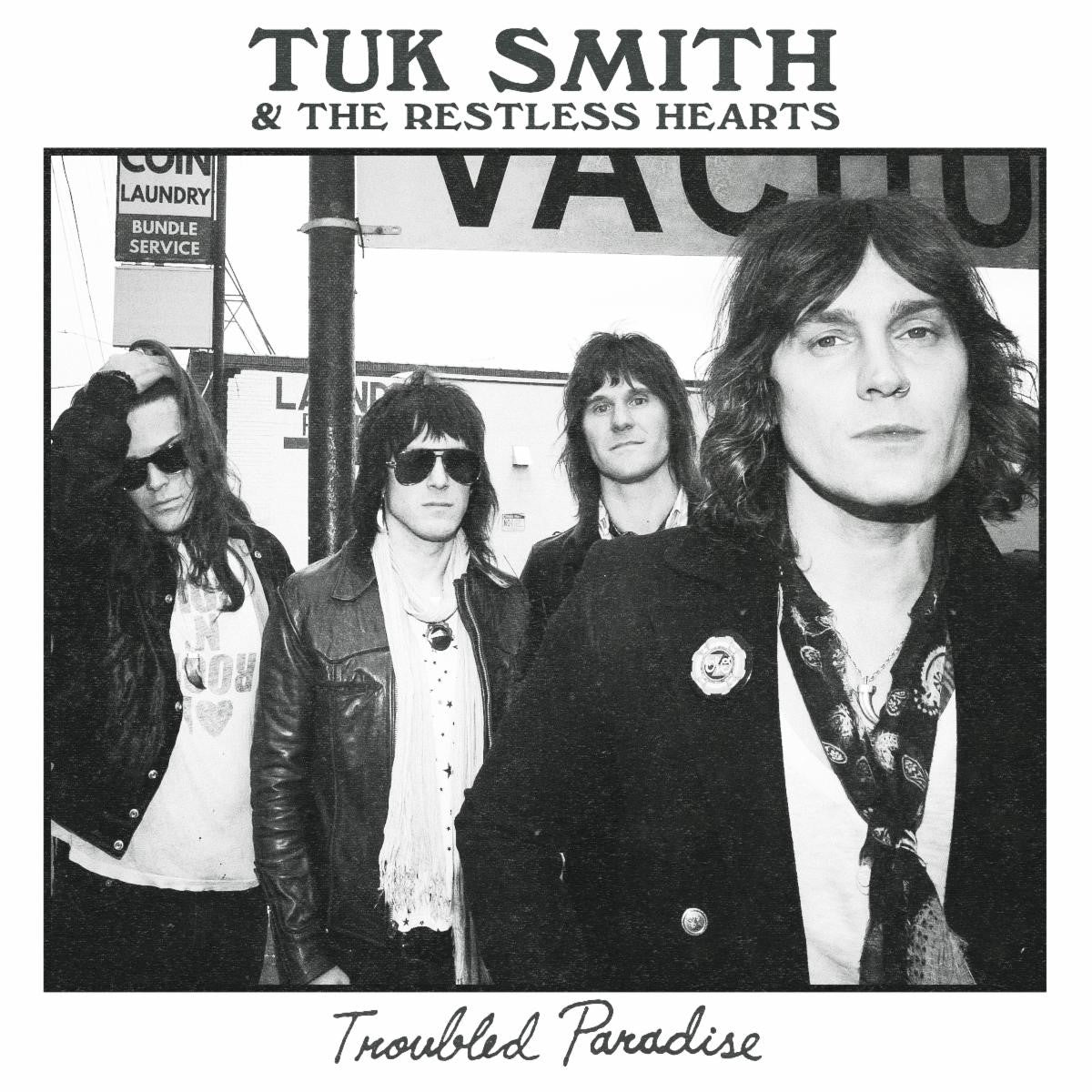 Troubled Paradise/Transparent Blue Vinyl - Front Cover
