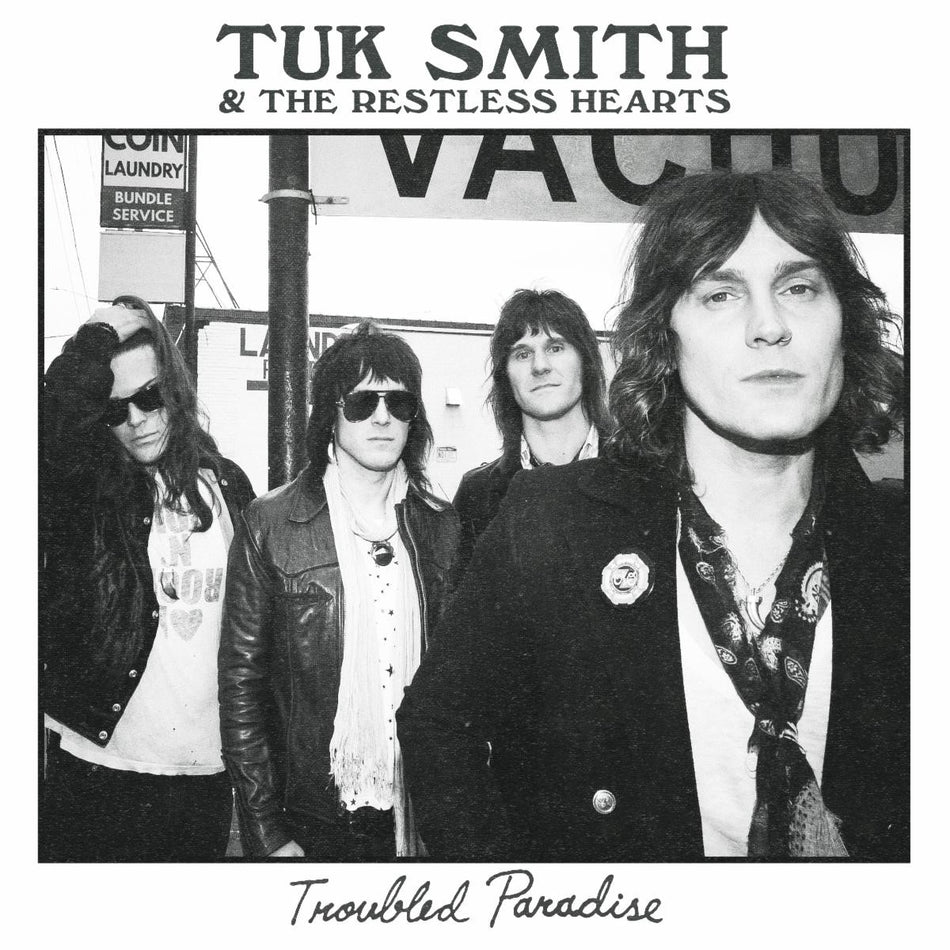 Troubled Paradise/Transparent Blue Vinyl - Front Cover