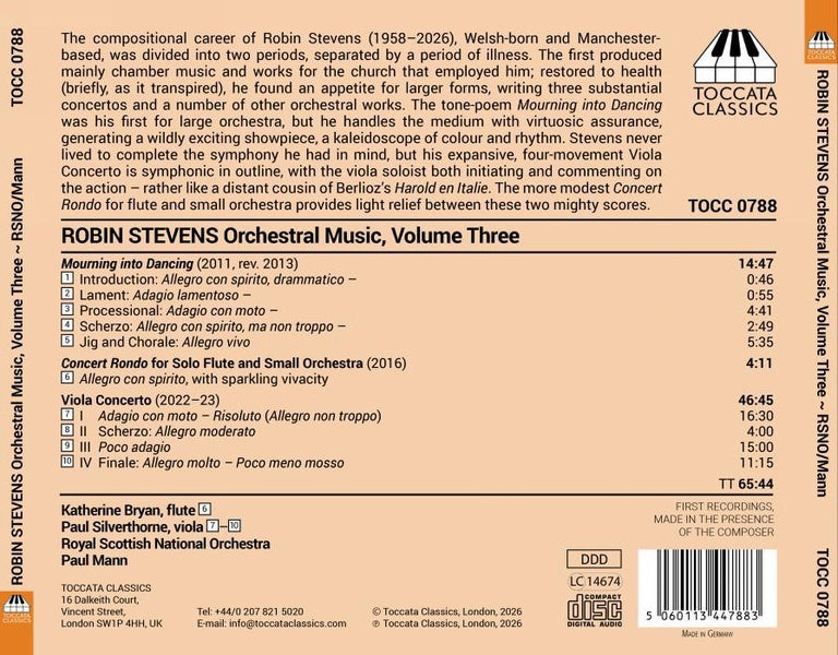 Orchestral Music Volume 3 - Front Cover
