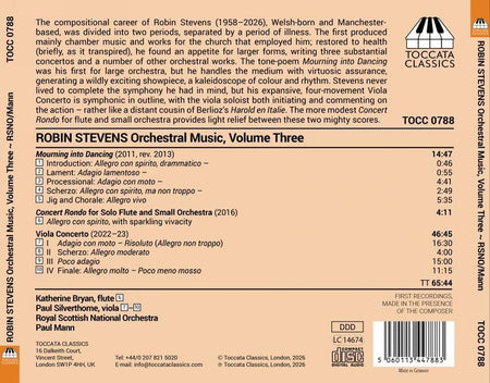 Orchestral Music Volume 3 - Front Cover