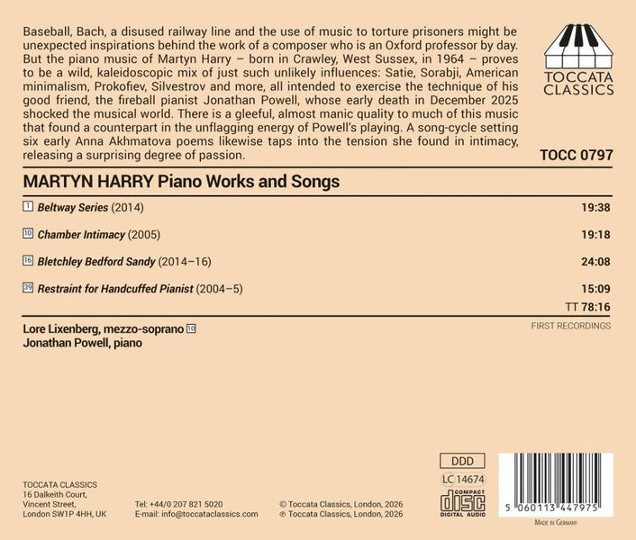 Piano Works And Songs - Front Cover